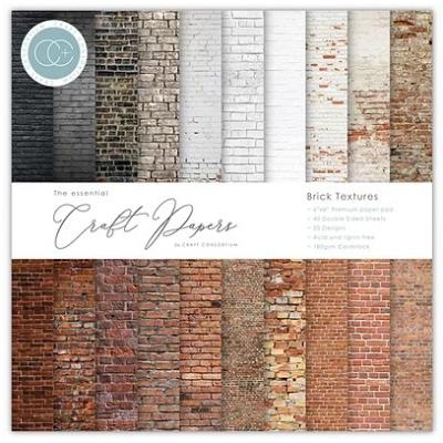 Craft Consortium Designpapier - Brick Textures Paper Pad